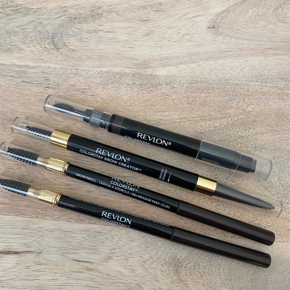 New Revlon Bundle of (4) Brow Pencils in Dark Brown 403, 220, 610 - Picture 1 of 5